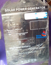 Load image into Gallery viewer, LifePO4 SOLAR GENERATOR