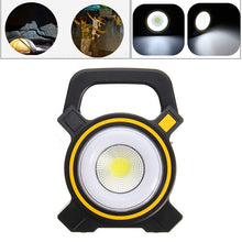 Load image into Gallery viewer, 30W COB LED USB Solar Work Light Spotlight Flood Lamp Lantern Outdoor Camping