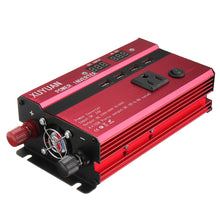 Load image into Gallery viewer, Peak 3000W 4 Type DC 12V/24V to AC 110V/220V Solar Power Inverter LED Modified Sine Wave Converter