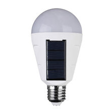 Load image into Gallery viewer, 7W Solar Powered E27 LED Rechargeable Light Bulb Tent Camping Emergency Lamp with Hook