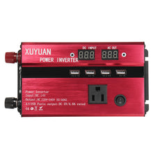 Load image into Gallery viewer, Peak 3000W 4 Type DC 12V/24V to AC 110V/220V Solar Power Inverter LED Modified Sine Wave Converter