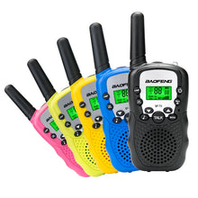 Load image into Gallery viewer, 2Pcs Baofeng BF-T3 Radio Walkie Talkie UHF462-467MHz 8 Channel Two-Way Radio Transceiver Built-in Flashlight 5 Color for Choice