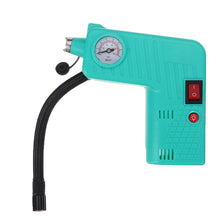 Load image into Gallery viewer, 12V Portable Air Tire Inflator Pump LED Safety Hammer Compressor For Motorcycle Electric Auto Car Bike