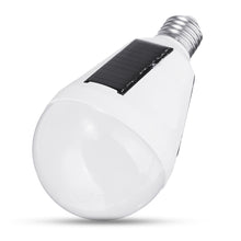 Load image into Gallery viewer, Solar Powered E27 12W White Portable Outdoor LED Emergency Light Bulb for Garden Camping AC85-265V