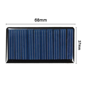 Portable Mini 5V 60mA 0.3W Solar Epoxy Panel