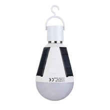 Load image into Gallery viewer, 7W Solar Powered E27 LED Rechargeable Light Bulb Tent Camping Emergency Lamp with Hook