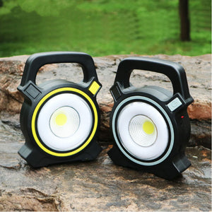 30W COB LED USB Solar Work Light Spotlight Flood Lamp Lantern Outdoor Camping