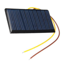 Load image into Gallery viewer, Portable Mini 5V 60mA 0.3W Solar Epoxy Panel