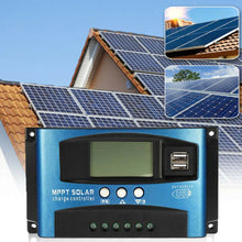 Load image into Gallery viewer, 30-100A MPPT Solar Panel Regulator Charge Controller 12v/24V Auto Focus Tracking