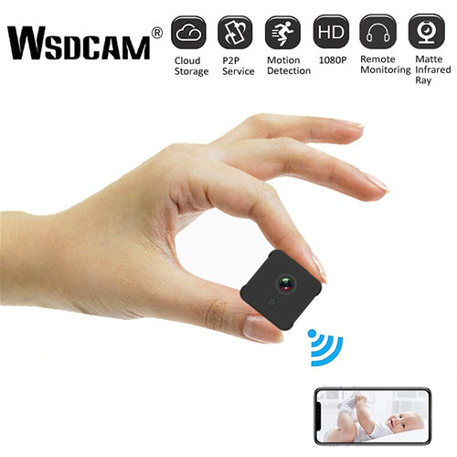 A12 Mini Camera Home Security Camera WiFi Night Vision 1080P Wireless Surveillance Camera Remote Monitor Phone App DVR Camcorder