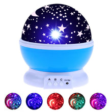 Load image into Gallery viewer, LED Rotating Night Light Projector Starry Sky Star Master Projection lamp Children&#39;s Room Decorated  Lights  Christmas gift