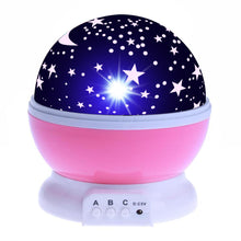 Load image into Gallery viewer, LED Rotating Night Light Projector Starry Sky Star Master Projection lamp Children&#39;s Room Decorated  Lights  Christmas gift