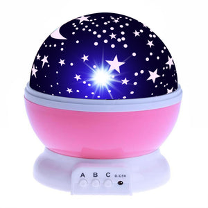 LED Rotating Night Light Projector Starry Sky Star Master Projection lamp Children's Room Decorated  Lights  Christmas gift