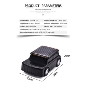 Children DIY Assemble Solar Power Car Science Educational Solar Powered ToyEnvironmental Toys 30AG02