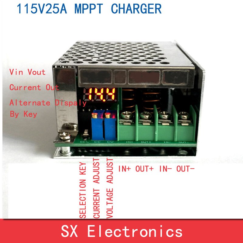 MPPT Solar Charge Controller  110V25A Step down  charge all kinds battery 84V72V60V48V36V24V12V  Lithium Current Adjustable