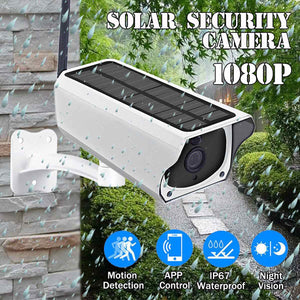 1080P Solar IP Camera 2MP Wireless Wi-fi Security Surveillance Waterproof Outdoor Camera IR Night Vision Solar Power HD Camera