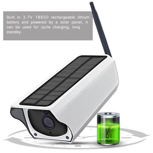 1080P Solar IP Camera 2MP Wireless Wi-fi Security Surveillance Waterproof Outdoor Camera IR Night Vision Solar Power HD Camera