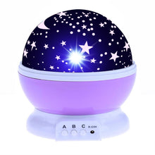 Load image into Gallery viewer, LED Rotating Night Light Projector Starry Sky Star Master Projection lamp Children&#39;s Room Decorated  Lights  Christmas gift