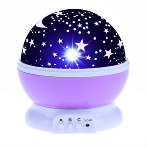 LED Rotating Night Light Projector Starry Sky Star Master Projection lamp Children's Room Decorated  Lights  Christmas gift