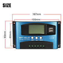 Load image into Gallery viewer, 30-100A MPPT Solar Panel Regulator Charge Controller 12v/24V Auto Focus Tracking