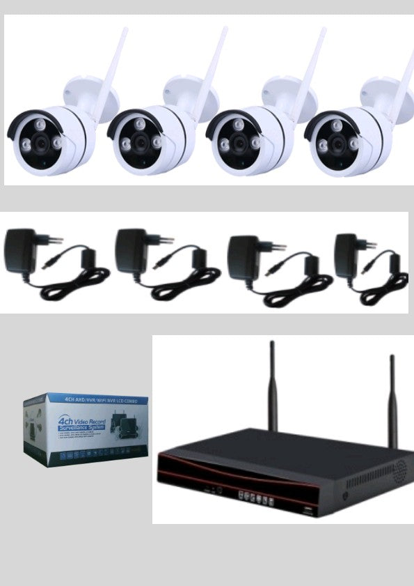 4 Channels Surveillance CCTV