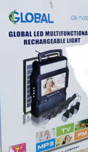 Load image into Gallery viewer, Global Multifunctional Solar light + In-built TV