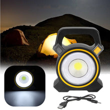 Load image into Gallery viewer, 30W COB LED USB Solar Work Light Spotlight Flood Lamp Lantern Outdoor Camping