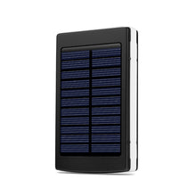 Load image into Gallery viewer, 10000mAh Portable Solar Mobile Power Bank USB Panel Outdoor Travel Emergency Charger 