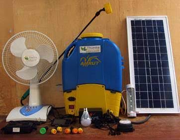 Solar-powered Sprayer+UPS